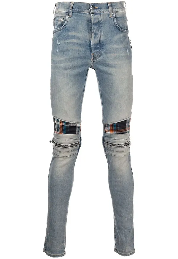 AMIRI skinny-jeans med kontrastpanel - Orange