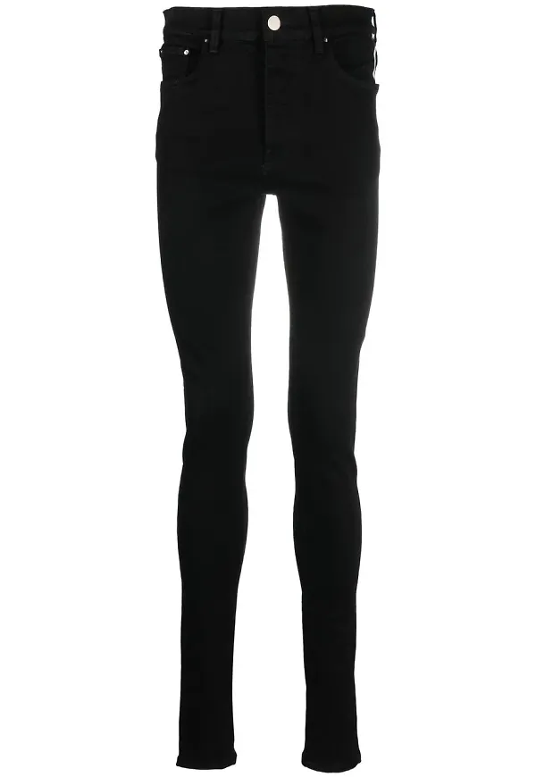 AMIRI skinny-jeans med sidorand - Svart