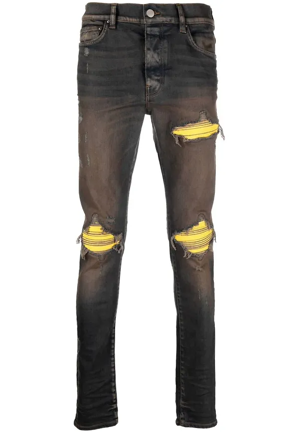 AMIRI skinny-jeans med sliten effekt - Blå