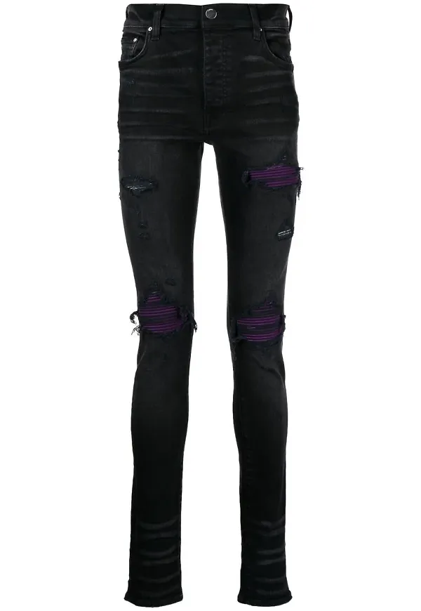AMIRI skinny-jeans med sliten effekt - Svart
