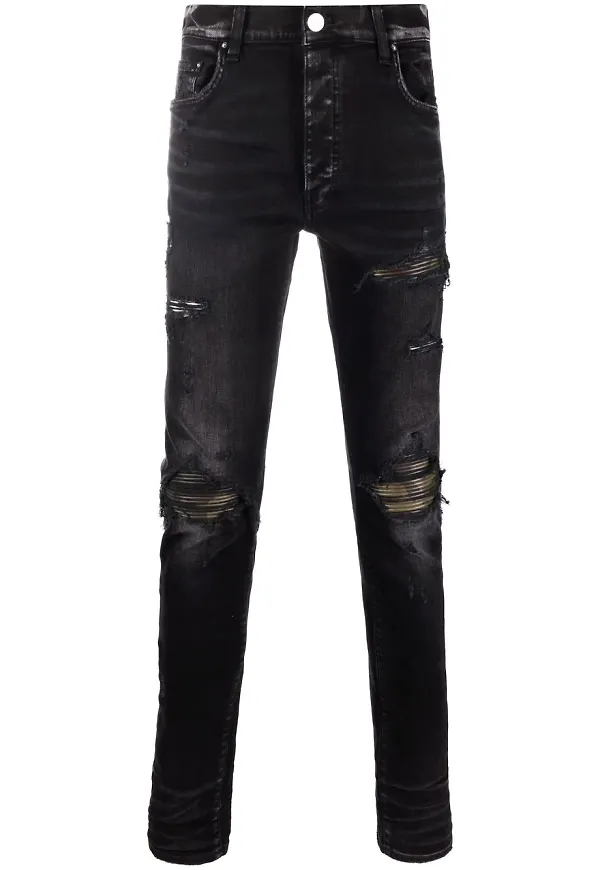 AMIRI skinny-jeans med sliten effekt - Svart
