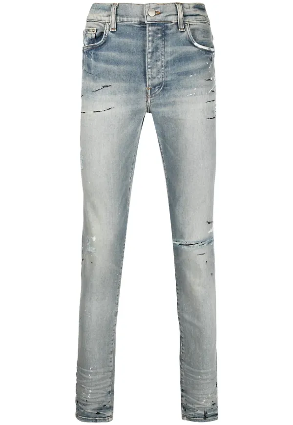 AMIRI skinny-jeans med slitning - Blå