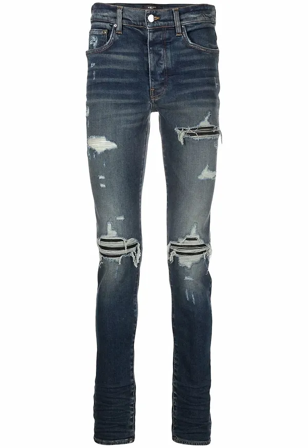 AMIRI skinny-jeans med slitning - Blå