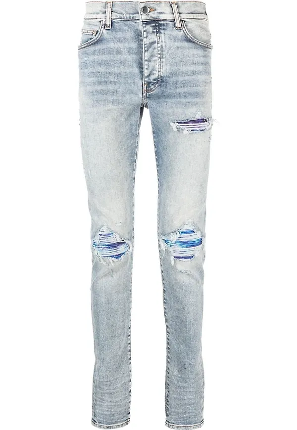 AMIRI skinny-jeans med slitning - Blå
