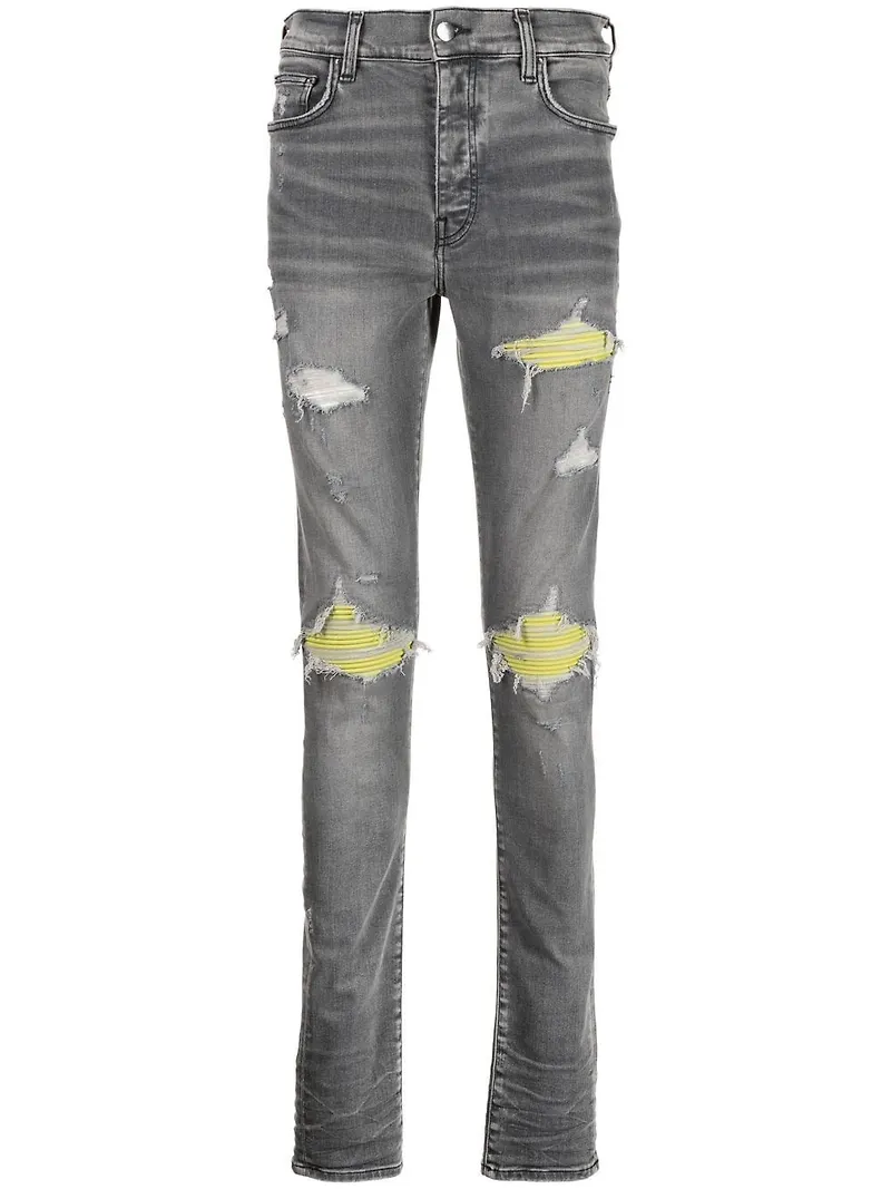 AMIRI skinny-jeans med slitning - Grå
