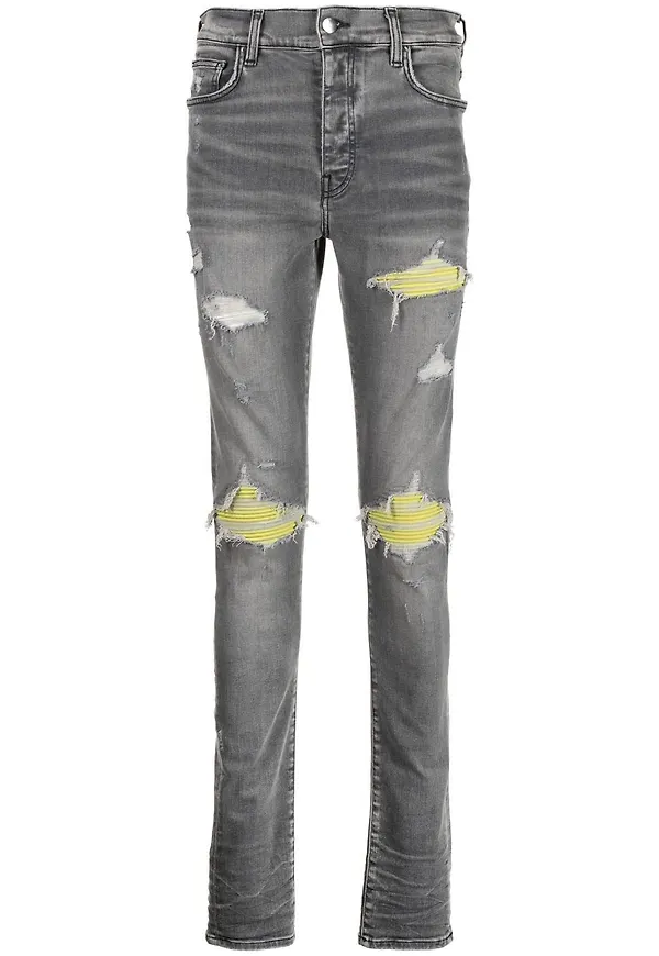 AMIRI skinny-jeans med slitning - Grå