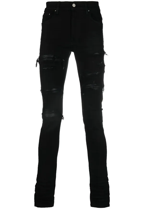 AMIRI skinny-jeans med slitning - Svart