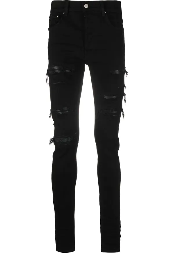 AMIRI skinny-jeans med slitning - Svart