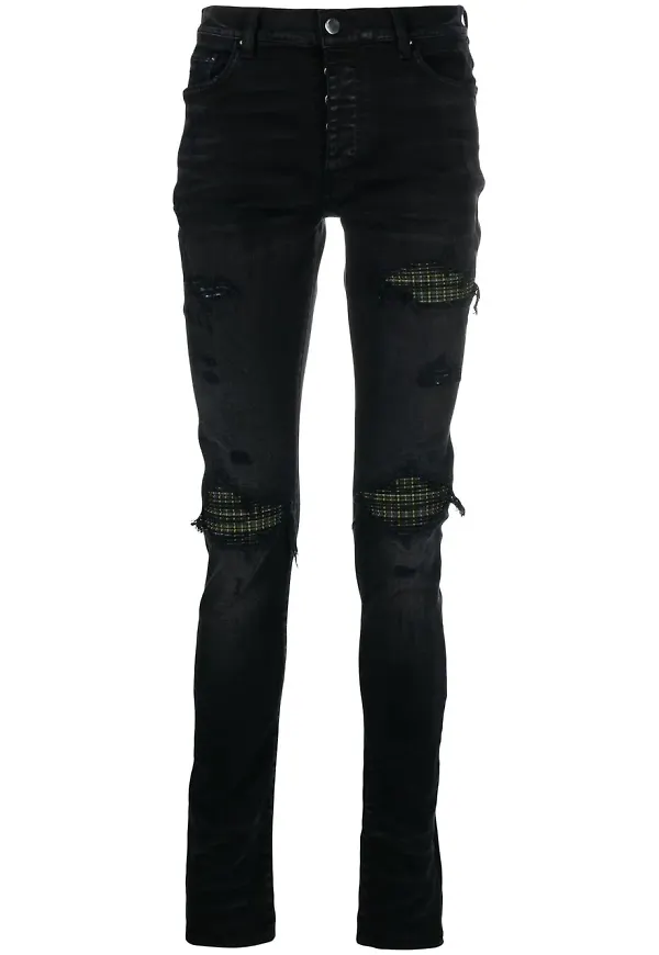 AMIRI skinny-jeans med slitning - Svart