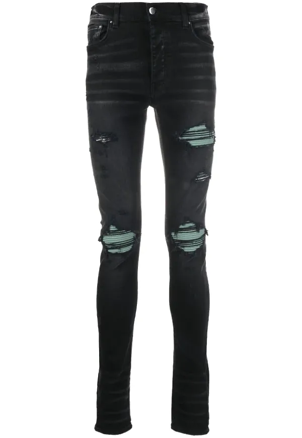 AMIRI skinny-jeans med slitning - Svart