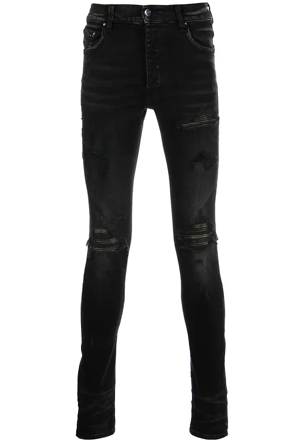 AMIRI skinny-jeans med slitning - Svart
