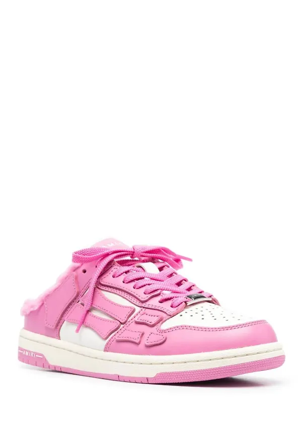 AMIRI sneakers med fårskinnskant - Rosa