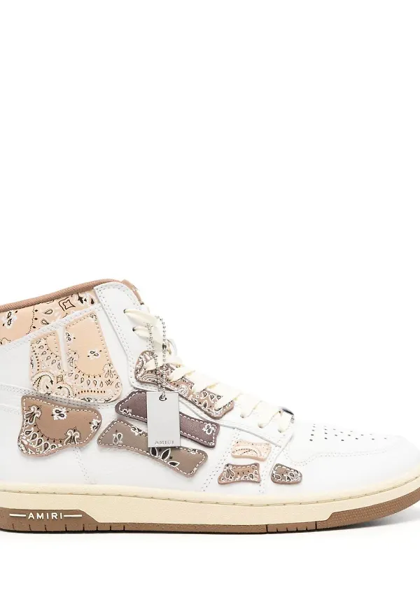 AMIRI sneakers med panel - Vit