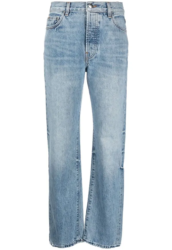 AMIRI stentvättade straight-jeans - Blå