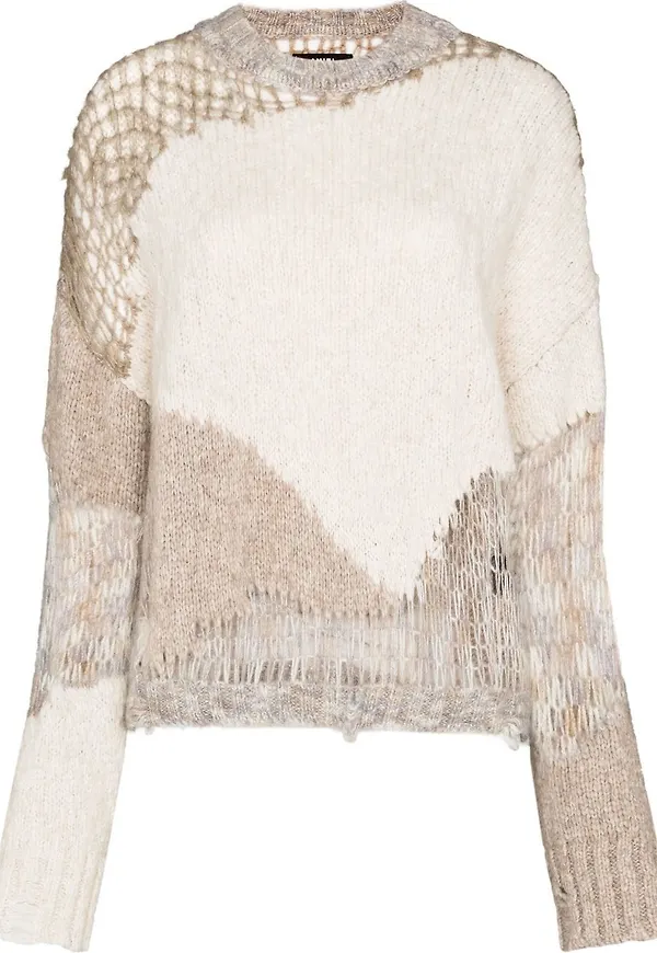 AMIRI stickad tröja - Neutral