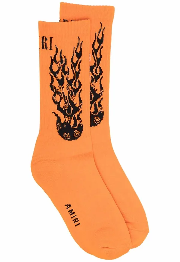 AMIRI strumpor med logotyp - Orange