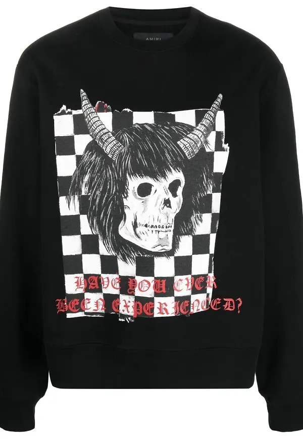 AMIRI sweatshirt med grafiskt tryck - Svart