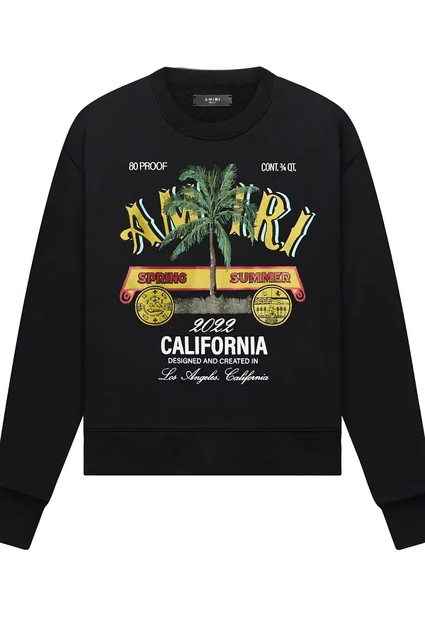 AMIRI sweatshirt med grafiskt tryck - Svart