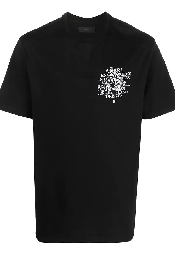 AMIRI t-shirt med grafiskt tryck - Svart