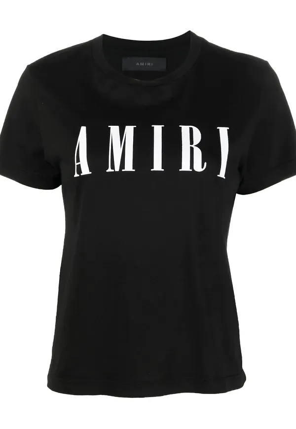AMIRI t-shirt med logotyp - Svart