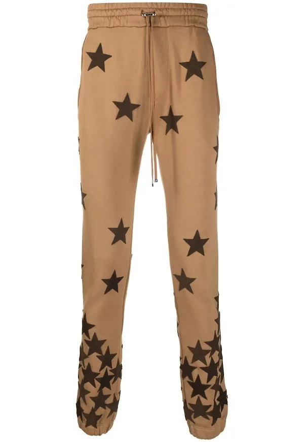 AMIRI trackpants med stjärnmärke - Brun