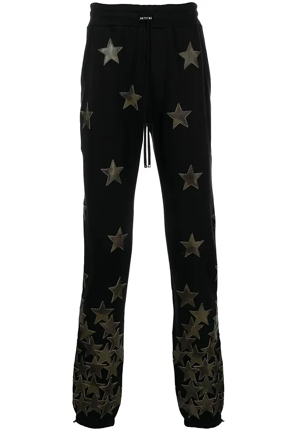 AMIRI trackpants med stjärnmärke - Svart