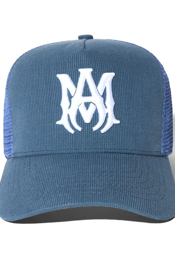 AMIRI truckerkeps med broderad logotyp - Blå