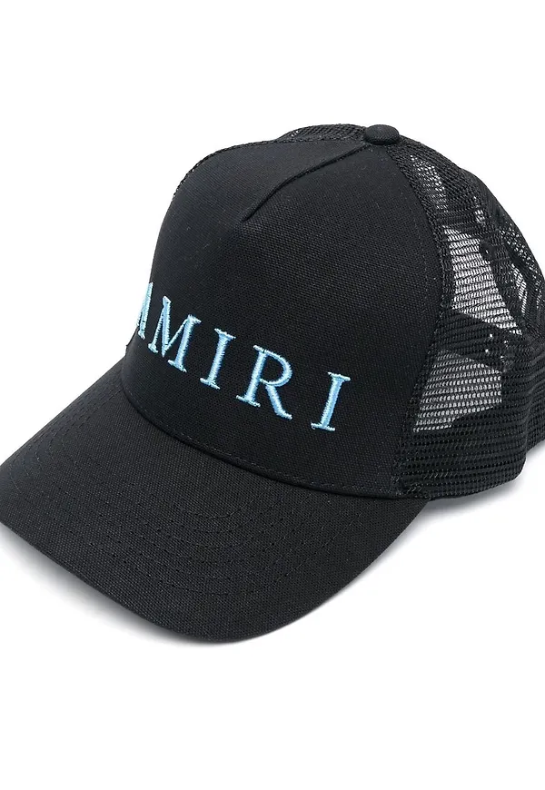 AMIRI truckerkeps med broderad logotyp - Svart