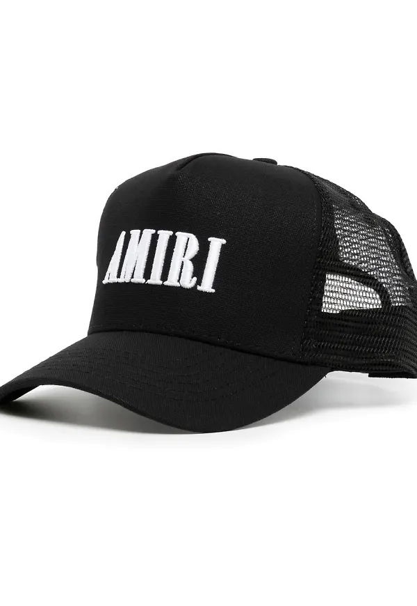 AMIRI truckerkeps med broderad logotyp - Svart