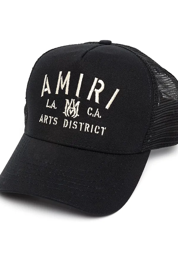 AMIRI truckerkeps med broderad logotyp - Svart