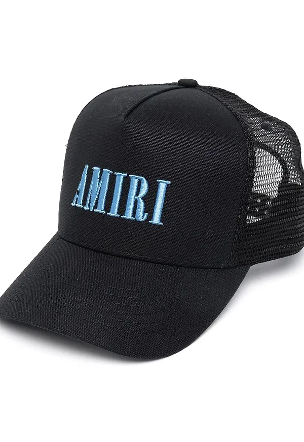 AMIRI truckerkeps med broderad logotyp - Svart