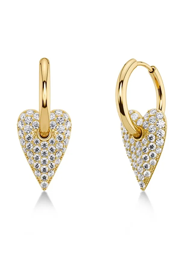 Amore sparkle hoops