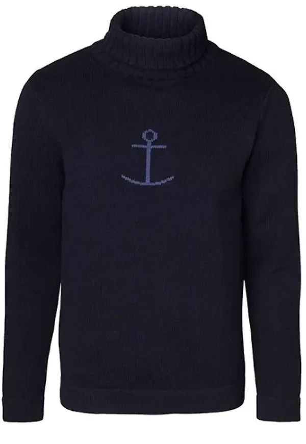 Anchor Rollneck Navy