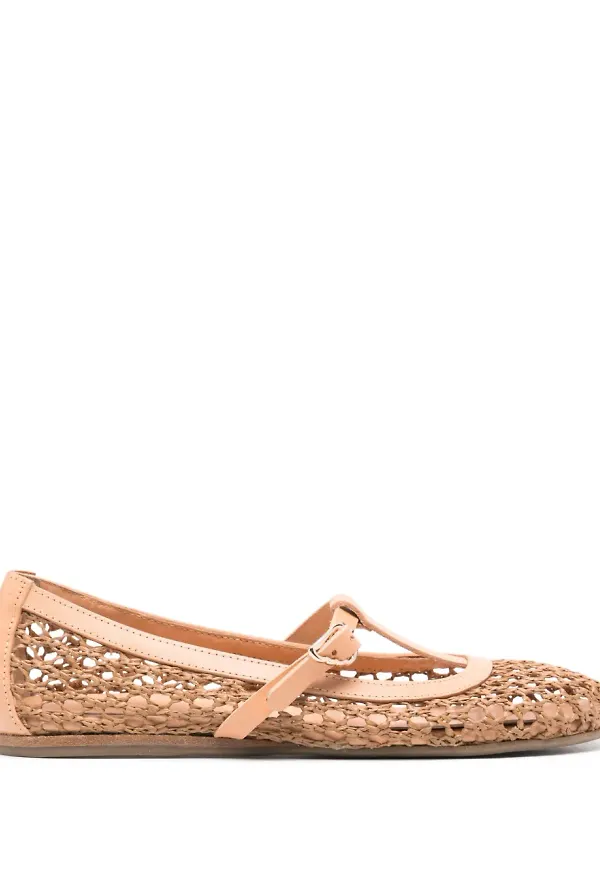 Ancient Greek Sandals Aerati ballerinaskor - Brun