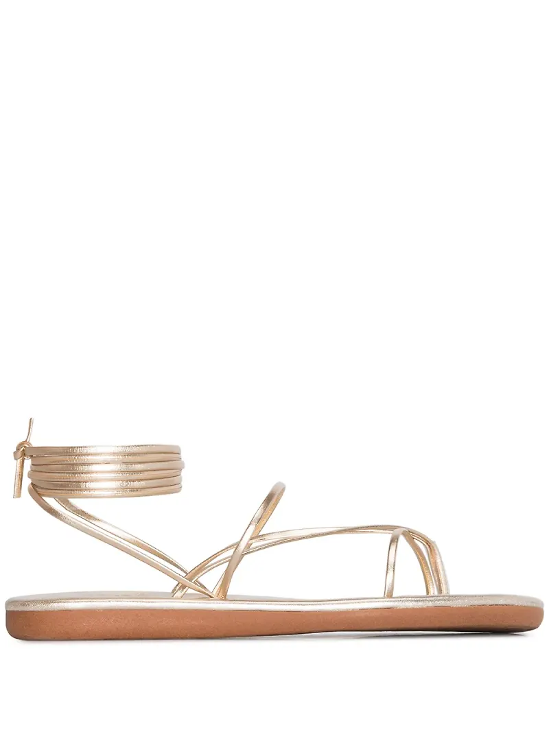 Ancient Greek Sandals flipflops - Guldfärgad