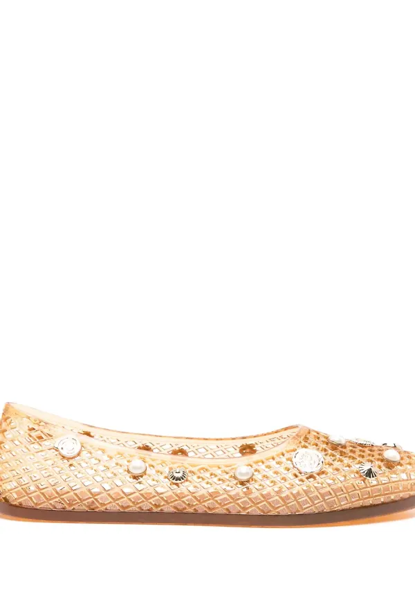 Ancient Greek Sandals Iro ballerinaskor - Brun