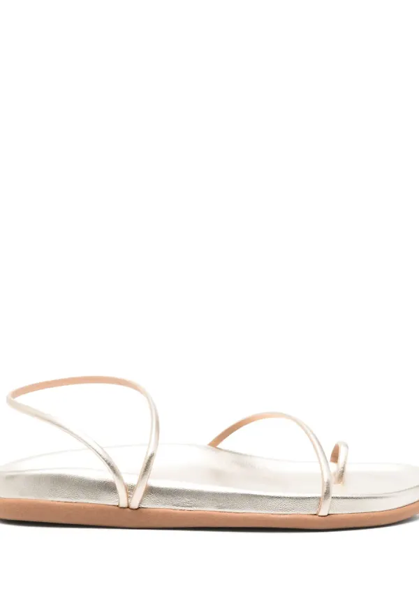 Ancient Greek Sandals Kansiz Footbed sandaler - Guldfärgad