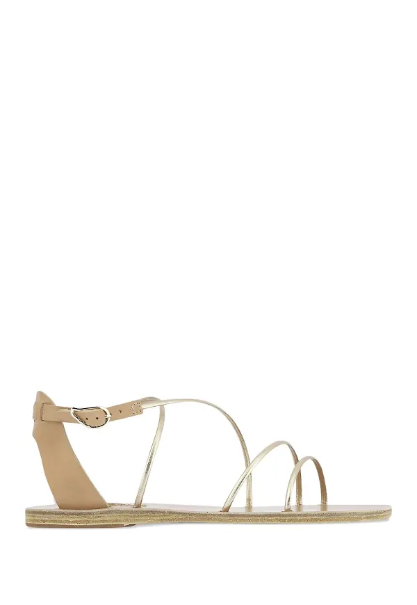 Ancient Greek Sandals Meloivia sandaler - Guldfärgad