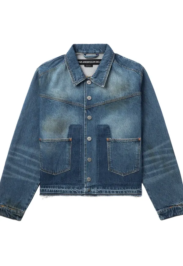 Andersson Bell skjortjacka i denim - Blå
