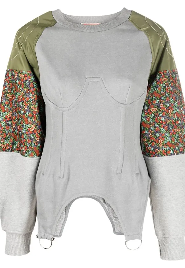 Andersson Bell sweatshirt i olika material - Grå