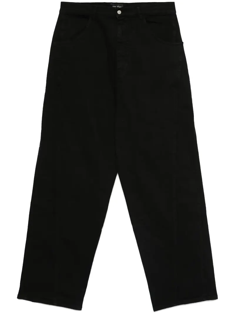 Andrea Ya'aqov wide leg-jeans - Svart