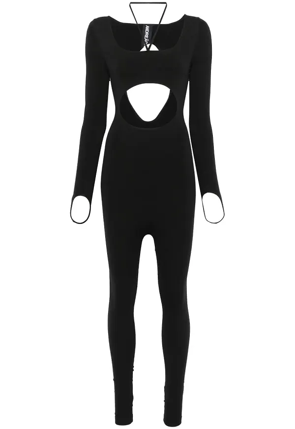 ANDREĀDAMO skulpterande jumpsuit - Svart