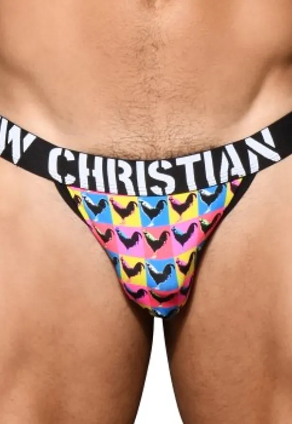 Andrew Christian Kalsonger Almost Naked Cock Jock Flerfärgad polyamid Small Herr