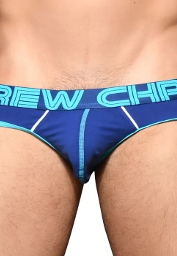 Andrew Christian Kalsonger Show-It Retro Pop Comfort Jock Blå/Turkos bomull Large Herr