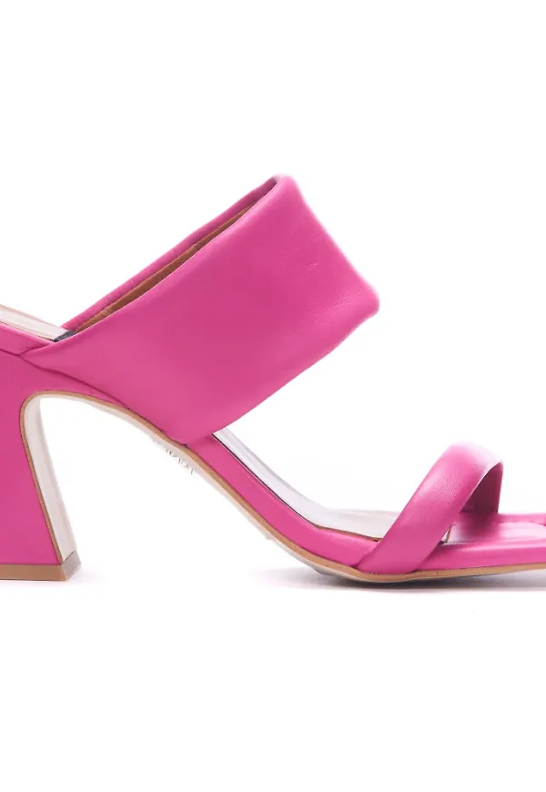 Angel Alarcon Heeled Mules Rosa, Dam
