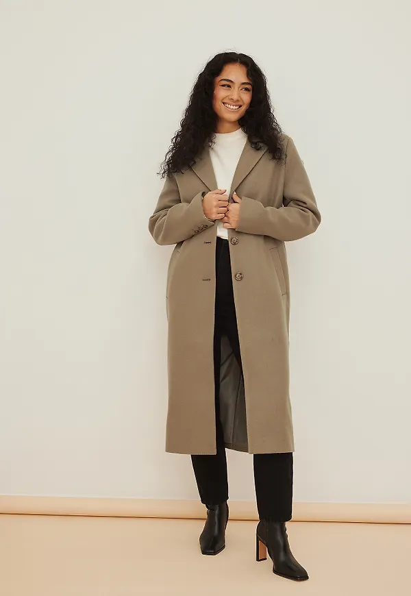 Anika Teller x NA-KD Midikappa - Beige