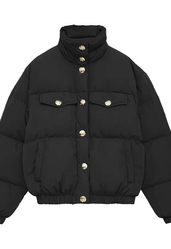Anine Bing - Dunjackor - Svart - Dam - Storlek: M,S