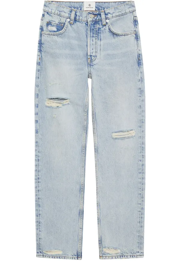 ANINE BING jeans med slitning - Blå