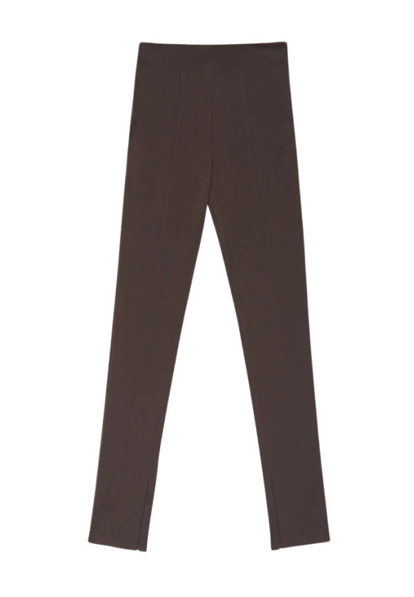 Anine Bing Slim-fit byxor Brun, Dam