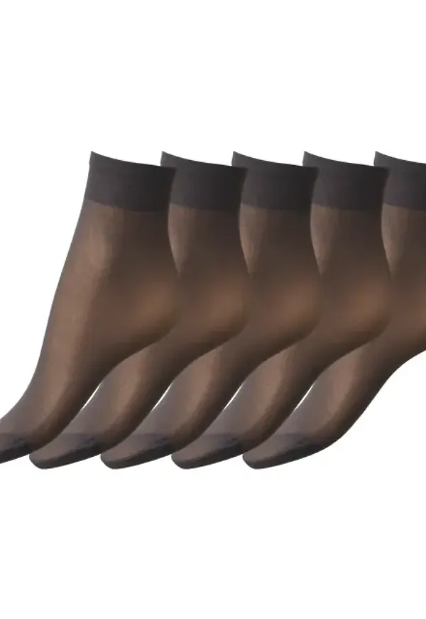 Ankelsockor, 20 Den, Matt, 5-pack